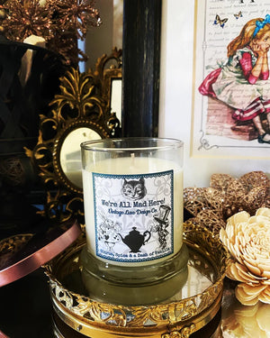 Alice in Wonderland Soy Wax 10 oz Whimsy Mad Tea Party
