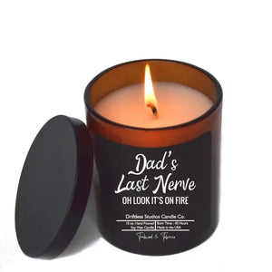 Dads Last Nerve Smoked Bourbon Candle