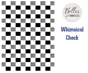 Whimsical Check | Dixie Belle Stencil