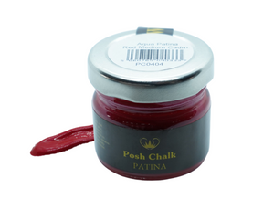 Posh Chalk Aqua Patina - Red Medium Cadmium