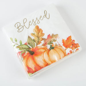 Heirloom Pumpkins Beverage Napkin