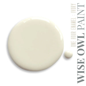 One Hour Enamel Wise Owl Paint - Ivory 32 oz
