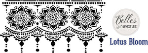 Lotus Bloom Stencil