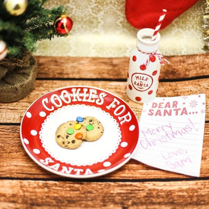 Santa Milk & Cookie Set