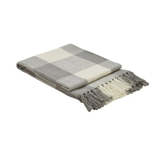 Wicklow Check Throw - Dove