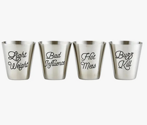 Shot Cups - Personality 4 Pack