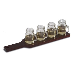 Tasting Flight Set with Mason Jar Taster Glasses