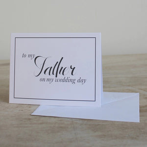 To My Father Classic Note card