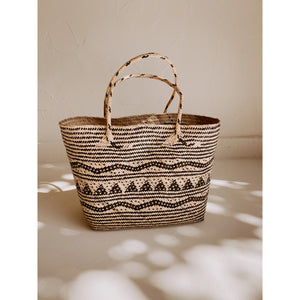 Avery Day Tote - Black Motif