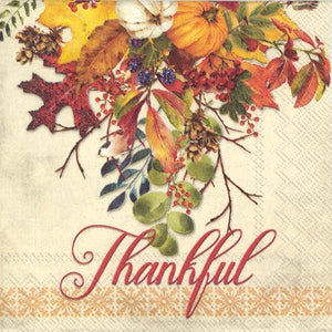 Fall Gathering Paper Lunch Napkin