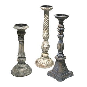 Hand Carved Wood Candleholder