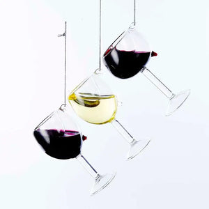 Glass Wine Glass Ornament