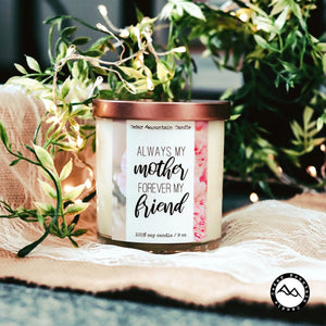 Mother's Day Whiskey Glass Candle - Grapefruit & Mangosteen
