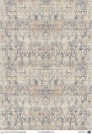 Ancient Mudcloth Rice Decoupage Paper