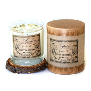 Night-Blooming Jasmine Botanical Candle in Scotch Glass, 7oz